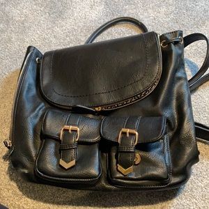 Madison west black big backpack/ purse